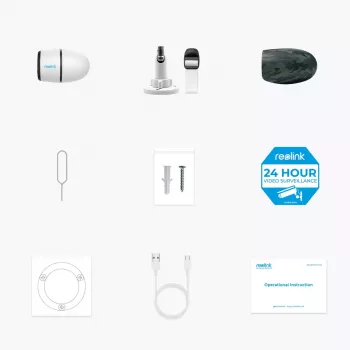 IP-valvekaamera Reolink Go Series G330 — 4 MP (2560×1440), 4G LTE, PIR, aku 28 Wh, välipüss