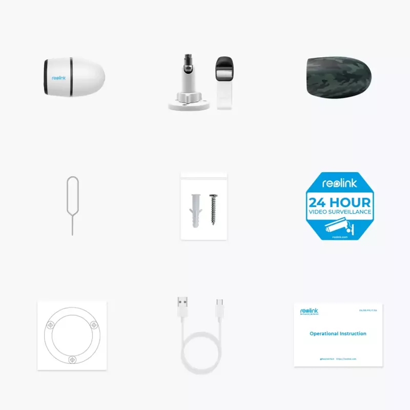 IP-valvekaamera Reolink Go Series G330 — 4 MP (2560×1440), 4G LTE, PIR, aku 28 Wh, välipüss