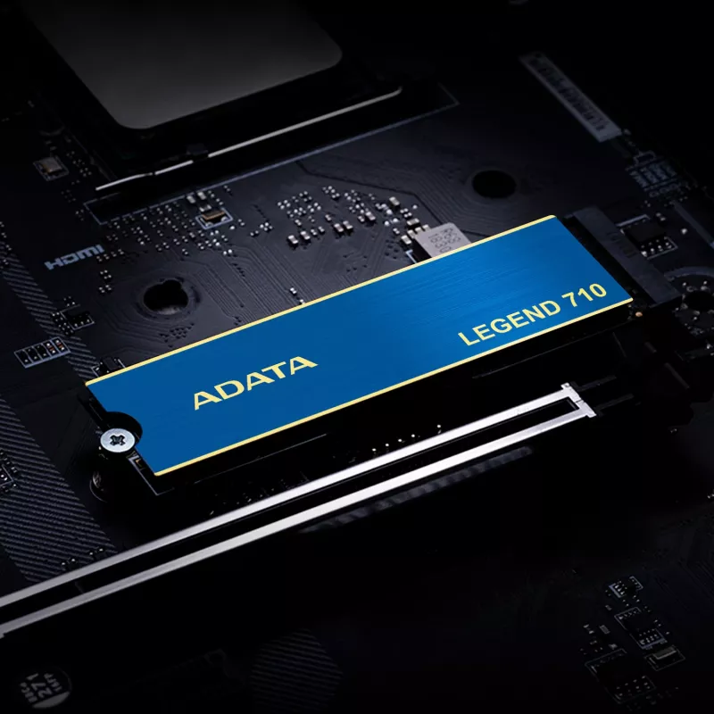 SSD M.2 ADATA LEGEND 710 1 TB PCIe 3.0 NVMe — 2400 MB/s lugemine, 1800 MB/s kirjutamine, 3D NAND, 2280