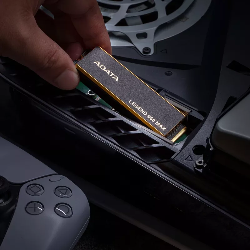 Sisemine M.2 2280 NVMe SSD ADATA LEGEND 960 MAX 1 TB PCIe 4.0, lugemiskiirus 7400 MB/s, kirjutamiskiirus 6000 MB/s, 3D NAND