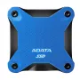 Portable SSD ADATA SD620 2 TB USB 3.2 Gen 2 (Micro‑B) Sinine/Must — 520/460 MB/s, 80×80×15.2 mm