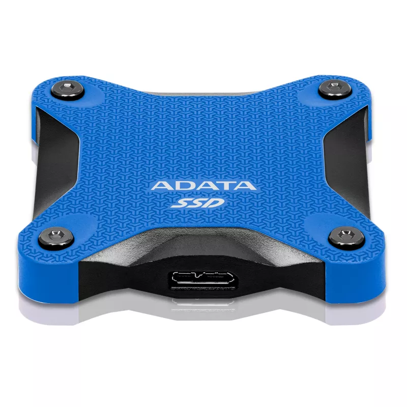 Portable SSD ADATA SD620 2 TB USB 3.2 Gen 2 (Micro‑B) Sinine/Must — 520/460 MB/s, 80×80×15.2 mm