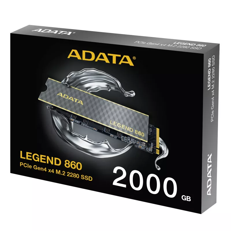 ADATA LEGEND 860 SLEG-860-2000GCS sisemine pooljuhtketas 2 TB M.2 PCI Express 4.0 NVMe 3D NAND