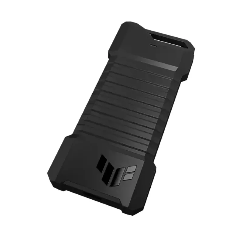SSD enclosure ASUS ESD-T1A/BLK/G/AS — M.2 (SATA/PCIe) single-bay, USB-C 3.2 Gen2, 10 Gbit/s, Must, key lock