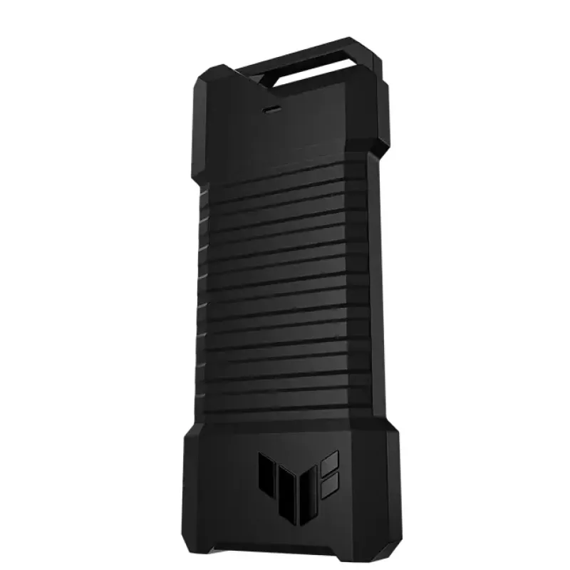 SSD enclosure ASUS ESD-T1A/BLK/G/AS — M.2 (SATA/PCIe) single-bay, USB-C 3.2 Gen2, 10 Gbit/s, Must, key lock
