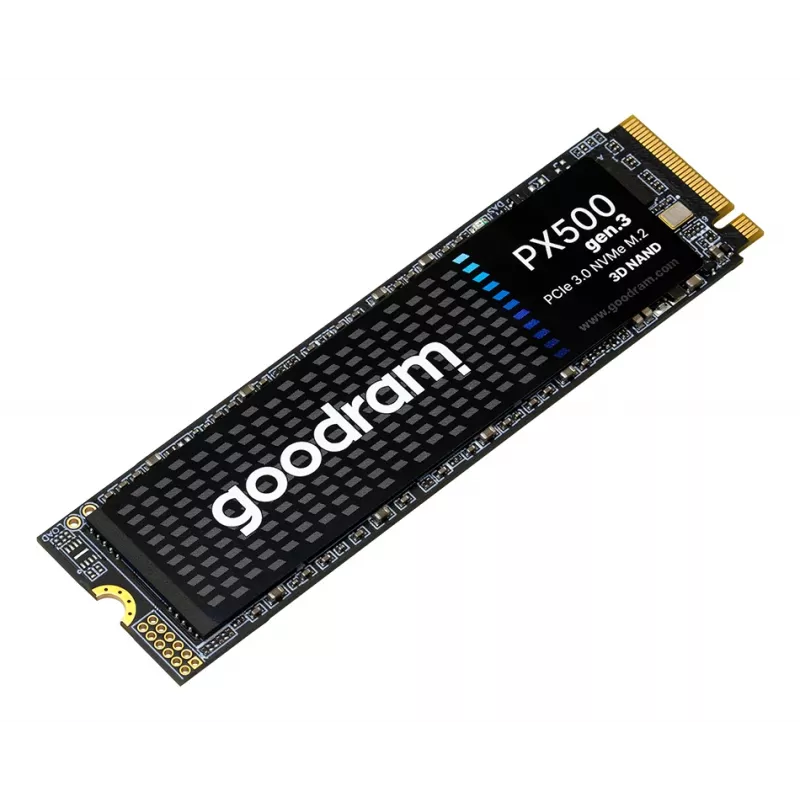 Sisemine SSD GOODRAM PX500 GEN.3 M.2 1 TB — PCIe 3.0 NVMe, lugemine 3300 MB/s, kirjutamine 2700 MB/s, 2280