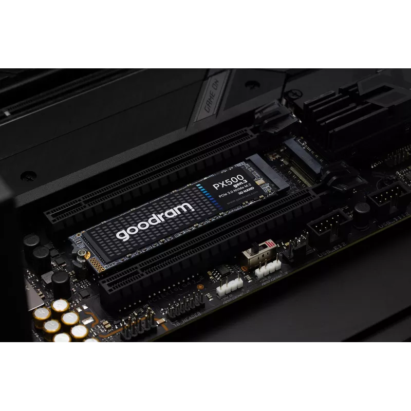 Sisemine SSD GOODRAM PX500 GEN.3 M.2 1 TB — PCIe 3.0 NVMe, lugemine 3300 MB/s, kirjutamine 2700 MB/s, 2280