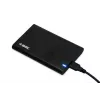 HDD/SSD-korpus IBOX HD-05 must — 2,5-tolline SATA III, USB 3.2 Gen 1 (5 Gbit/s), Mikro-USB B, UASP, kuni 10 TB