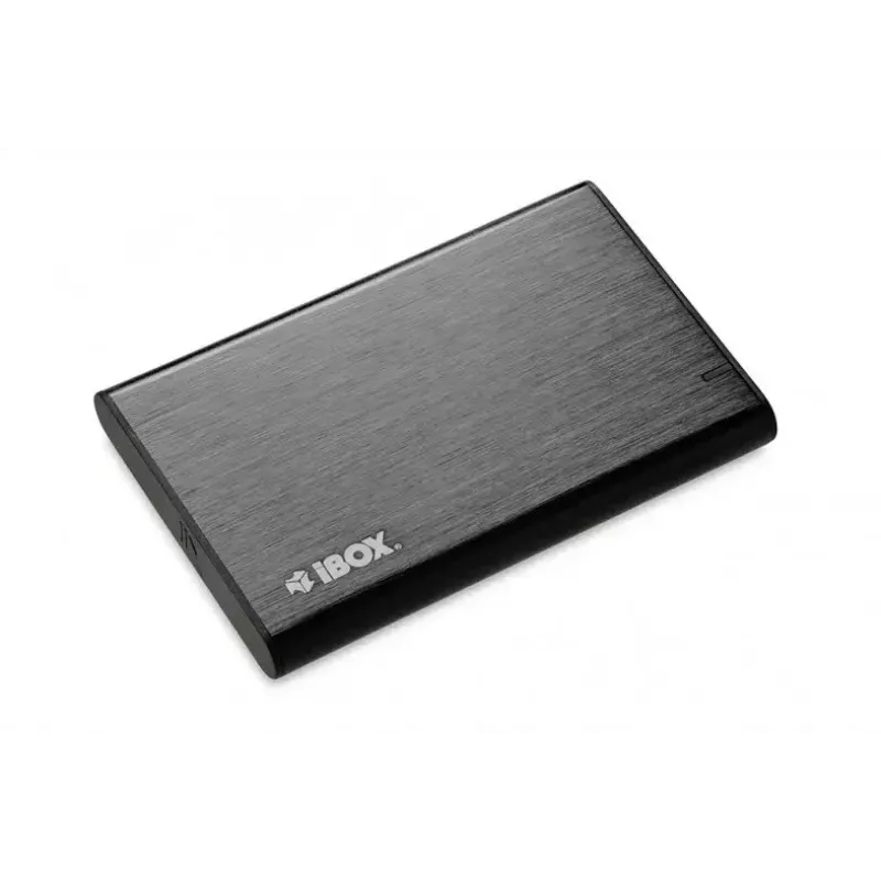 HDD/SSD-korpus IBOX HD-05 must — 2,5-tolline SATA III, USB 3.2 Gen 1 (5 Gbit/s), Mikro-USB B, UASP, kuni 10 TB