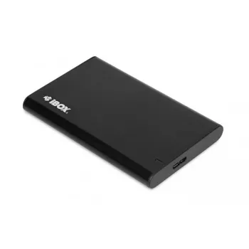 HDD/SSD-korpus IBOX HD-05 must — 2,5-tolline SATA III, USB 3.2 Gen 1 (5 Gbit/s), Mikro-USB B, UASP, kuni 10 TB