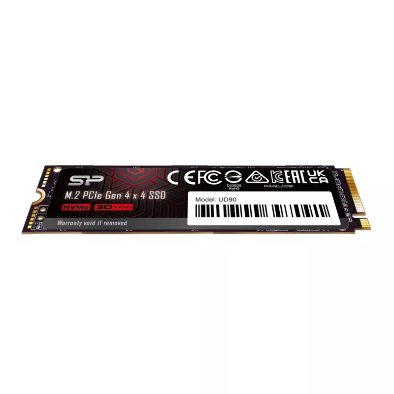 M.2 NVMe SSD Silicon Power UD90 2 TB PCIe 4.0 2280, 5000/4800 MB/s, 3D NAND, NVMe 1.4