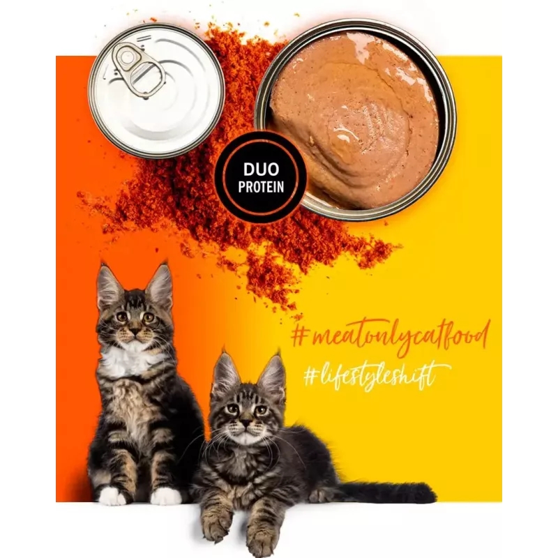 Märg kassitoit 3coty Kana krilliga kassipoegadele, 80 g, täisväärtsööt, suhkruvaba, gluteeni- ja sojavaba