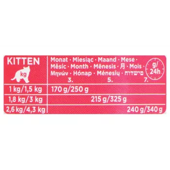 Märg kassitoit Animonda Carny Kitten veise- ja kalkunilihaga 400 g purk, 80% niiskust, 10,5% valku, noortele kassipoegadele