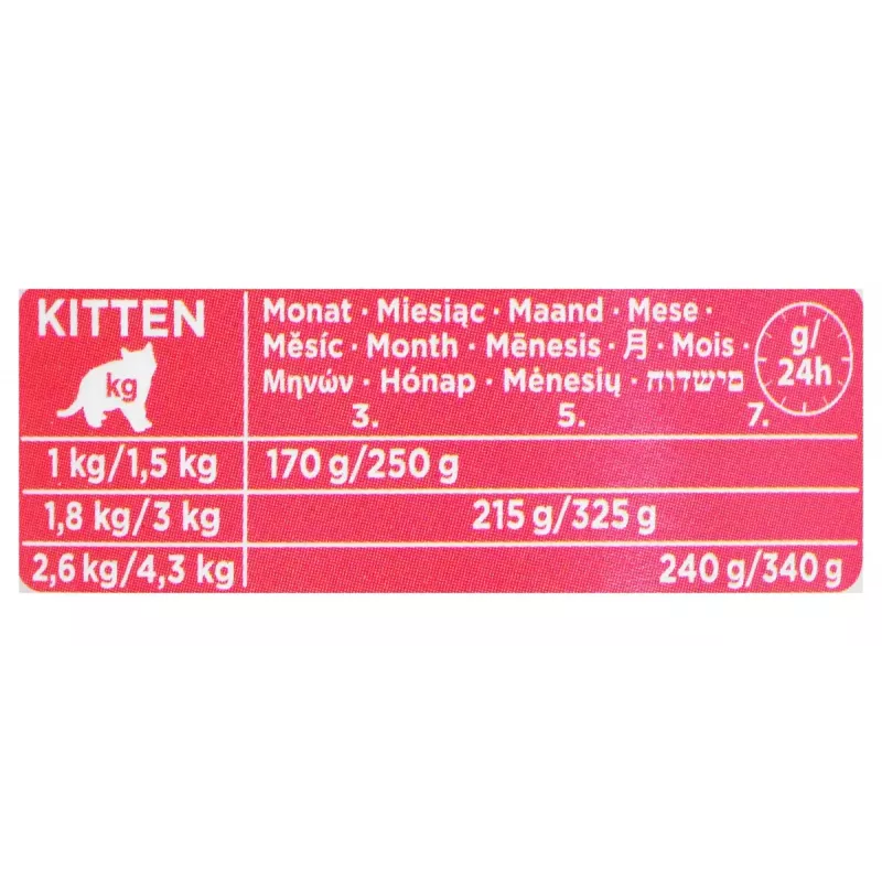 Märg kassitoit Animonda Carny Kitten veise- ja kalkunilihaga 400 g purk, 80% niiskust, 10,5% valku, noortele kassipoegadele