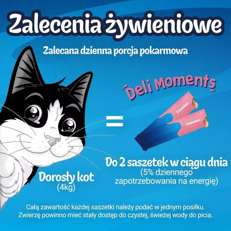 Märjad kassimaiused Purina Felix Deli Moments lõhepasta 4 x 10 g tuub