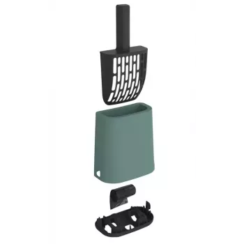 Rotho BIALA roheline siseruumides kasutatav kassiliivakühvel ja hoiukarp, 91×162×290 mm, plastik