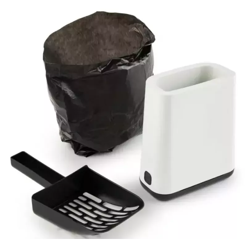 Hoiukast Rotho BIALA siseruumidesse plastist 91×162×290 mm valge kassiliivale koos jäätmekottidega