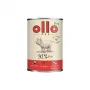 Märg koeratoit OLLO Pure Pork 850 g — täisväärtuslik täiskasvanud koerte märgtoit, monovalk, 17% valku, 11,5% rasva, 63% niiskust