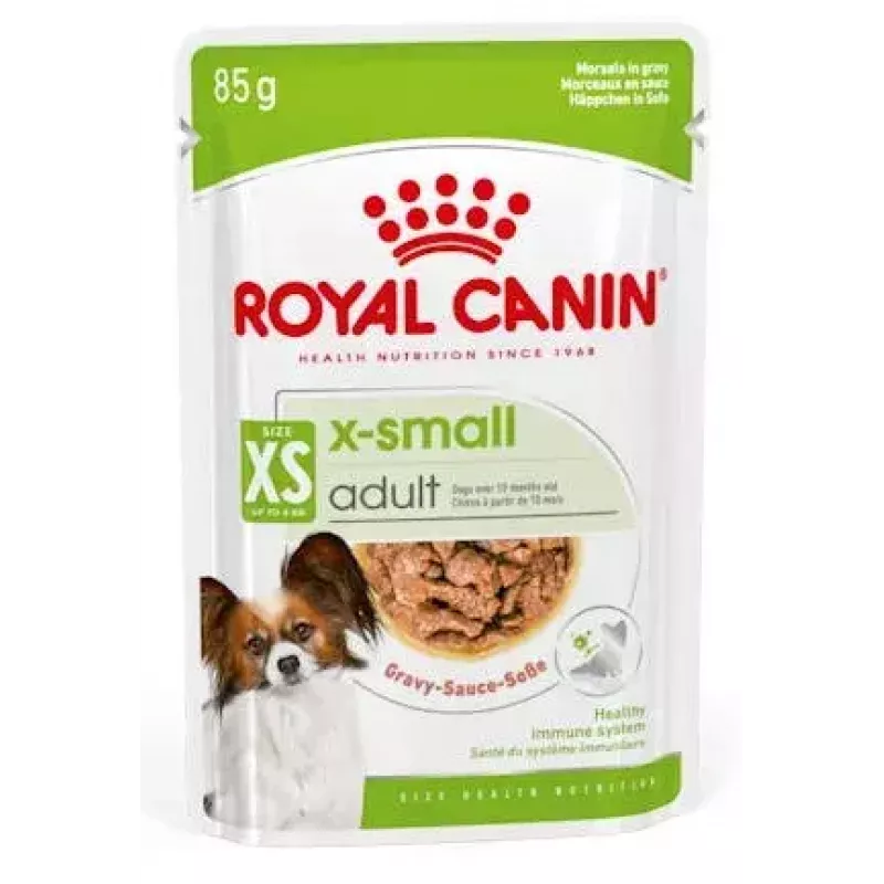 Märg koeratoit Royal Canin X-Small Puppy Meat 85 g kottides, 12 x 85 g, X-Small/Small tõugudele