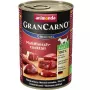 Konserveeritud koeratoit Animonda GranCarno Originaal – veiseliha, kana, ulukiliha, kalkun, 400 g, säilitusainetevaba