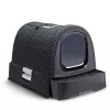 Kassiliivakast Curver Pet Life Kuweta Antracyt — plastikust kassiliivakast, 385×510×395 mm, 2,41 kg, valge