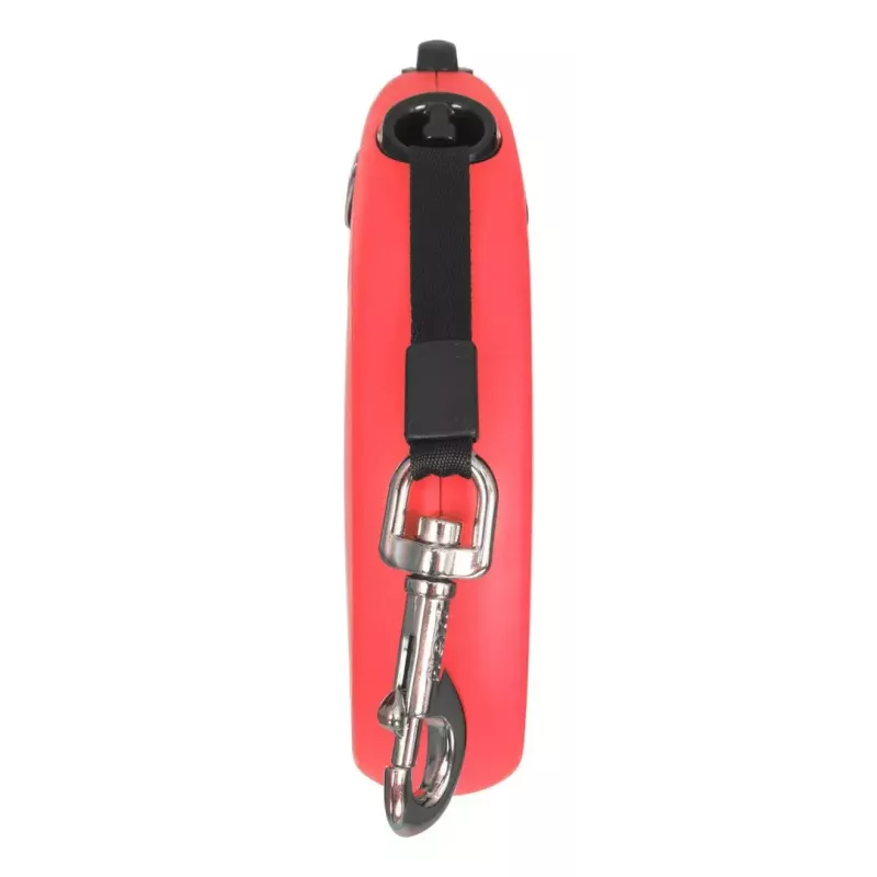 Sissetõmmatav koerarihm Flexi New Classic 5 m, must nailonlint, suurtele tõugudele kuni 50 kg