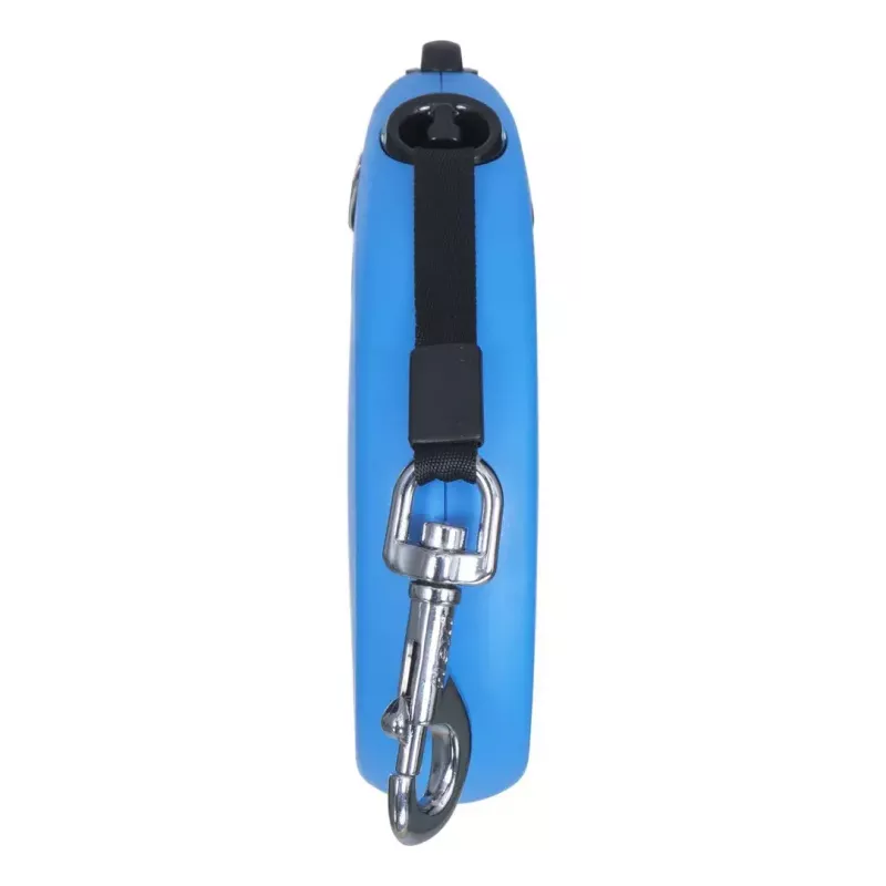Sissetõmmatav jalutusrihm Flexi New Classic 8 m — Flexi 8 m nöörrihm, sinine, L, max koormus 50 kg