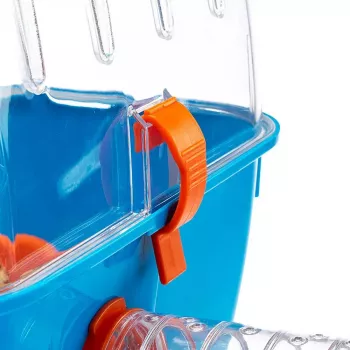 Puur FERPLAST Combi 2 hamstrile, sinine läbipaistev, L795×S295×K263 mm, tehnopolümeer