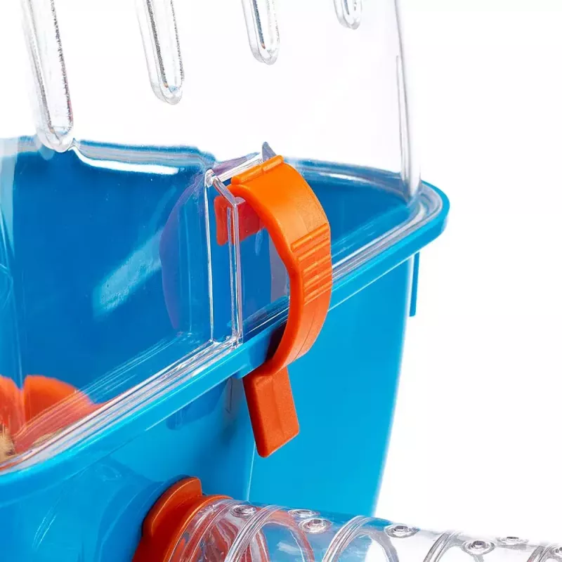 Puur FERPLAST Combi 2 hamstrile, sinine läbipaistev, L795×S295×K263 mm, tehnopolümeer