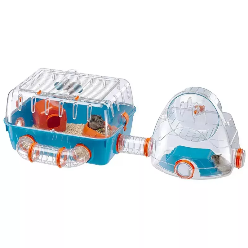 Puur FERPLAST Combi 2 hamstrile, sinine läbipaistev, L795×S295×K263 mm, tehnopolümeer