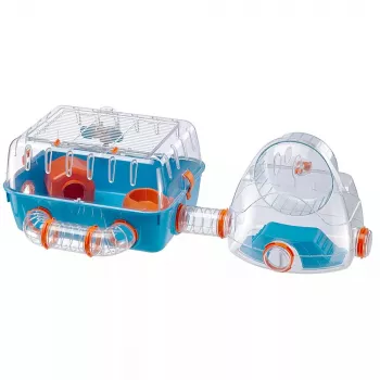 Puur FERPLAST Combi 2 hamstrile, sinine läbipaistev, L795×S295×K263 mm, tehnopolümeer