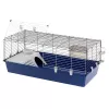 Puur FERPLAST Rabbit 120 Blue — metallist ja plastist küülikupuur 1180×585×495 mm, küülikutele 5–9,9 kg