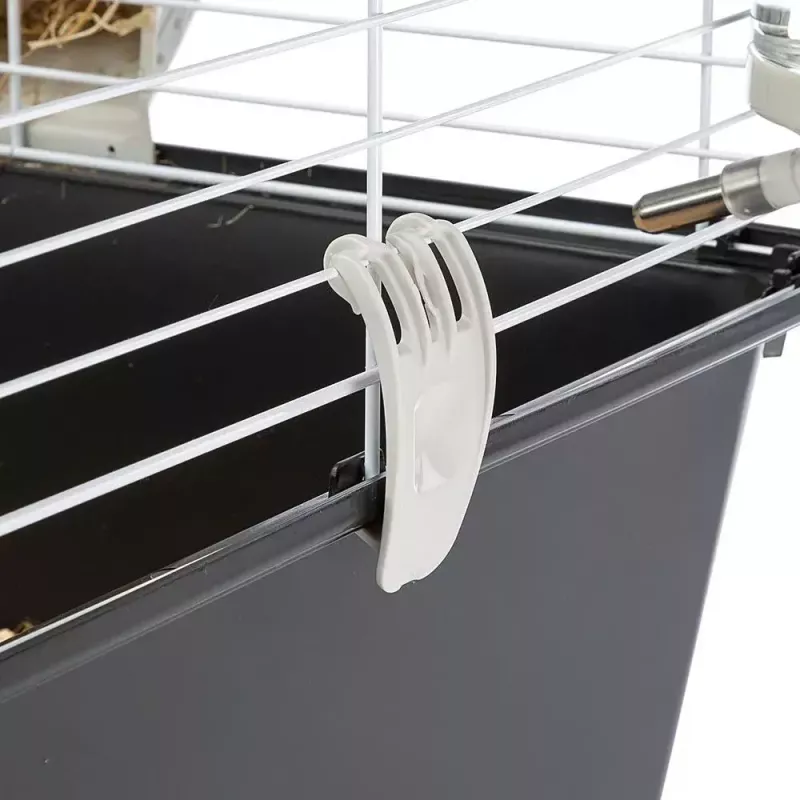 Puur FERPLAST Casita 80 merisigadele 780×480×500 mm, metall ja plast, hall/must-valge