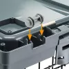 Kõva lemmikloomakandur FERPLAST Superior 770×510×550 mm — metallist/plastist puur väikestele koertele 5–9,9 kg, must