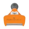 Karvaeemaldushari FURminator FUR151388 keskmistele koertele (10–25 kg), lühike karvkate, hall oranž