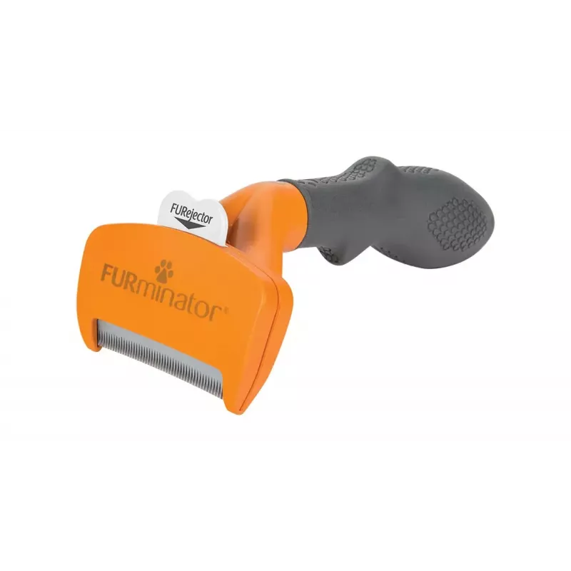 Karvaeemaldushari FURminator FUR151388 keskmistele koertele (10–25 kg), lühike karvkate, hall oranž