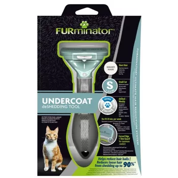 FURminator kassihari FUR151296 — väike suurus pikakarvalistele väiketõugu kassidele, must, 200 g