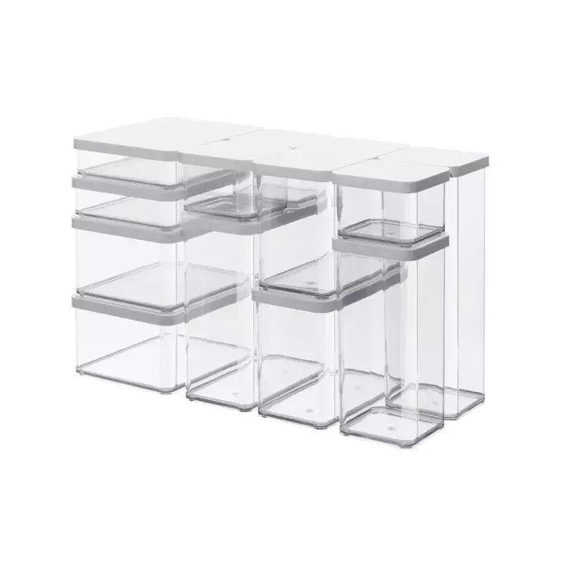 Toidudosaator rotho Loft 11604 ristkülikukujuline 1 L, läbipaistev tehnopolümeer, 100×100×142 mm