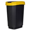 Kolme sektsiooniga jäätmesorteerija rotho Twist 3 × 25 L (tehnopolümeer, must, 252×333×476 mm)