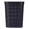 Pesukorv rotho Brisen 50 L ventileeritav plastikust korv kaanega ja riputusauguga, must, 340×431×529 mm