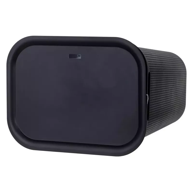 Pesukorv rotho Brisen 50 L ventileeritav plastikust korv kaanega ja riputusauguga, must, 340×431×529 mm