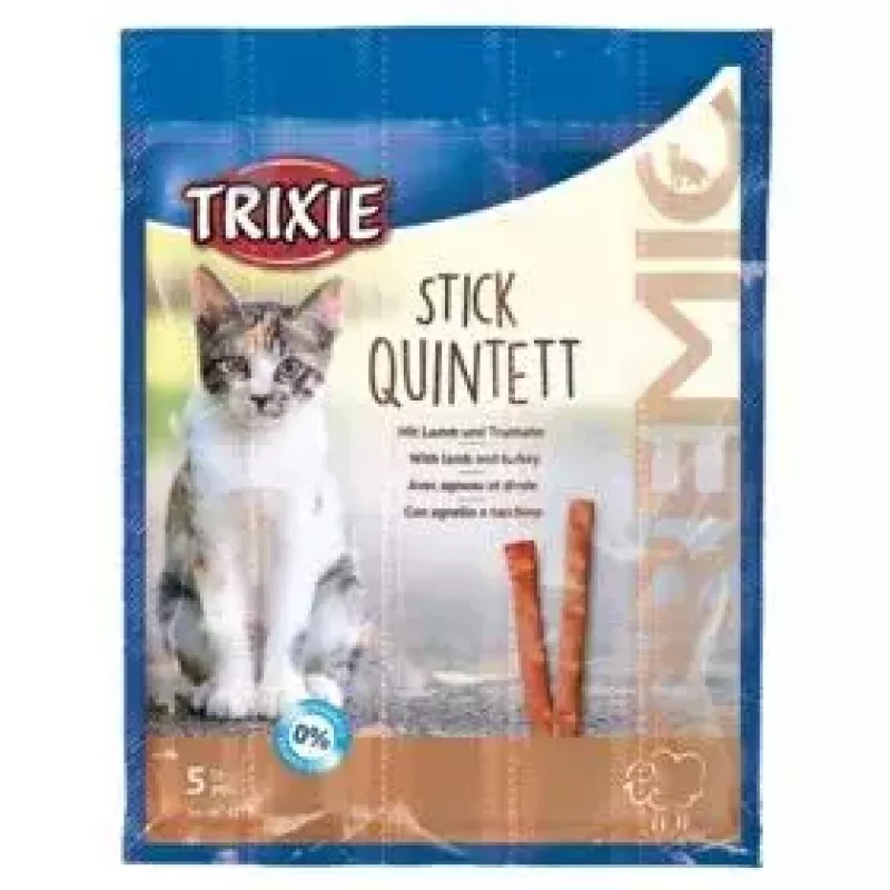 Täiendavad lihased kassi maiuspalad Trixie 42723, kalkunimaitsega, 25 g kotike, pakis 5 tk, valk 33,5%, rasv 20%