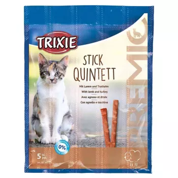 Täiendavad lihased kassi maiuspalad Trixie 42723, kalkunimaitsega, 25 g kotike, pakis 5 tk, valk 33,5%, rasv 20%