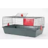 Näriliste puur ZOLUX Classic 80 — kahetasandiline metallist/plastist korpus, 800×430×330 mm, 31 mm varbavahe, hall/punane
