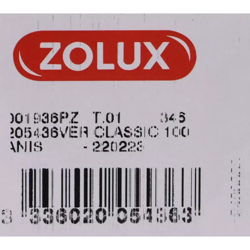 Puuri ZOLUX Classic 100 cm närilistele — metall/plast, 980×520×380 mm, 3 kg, tseladonroheline