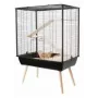 Cage ZOLUX Neo Cozy Large Rodents H80 Must — metallist/plastist puur rottidele ja hiirtele, K 80 cm, L 78 cm, S 48 cm