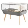 Näriliste puur ZOLUX Neo Nigha H36 2 tasemega, plastist alus, 780×480×360 mm, hall