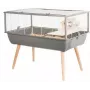 Näriliste puur ZOLUX Neo Nigha H36 2 tasemega, plastist alus, 780×480×360 mm, hall