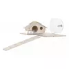 Näriliste puur ZOLUX Neo Nigha small H36 must, puit, W780×D360×H480 mm, ratas kaasas