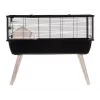 Näriliste puur ZOLUX Neo Nigha small H36 must, puit, W780×D360×H480 mm, ratas kaasas